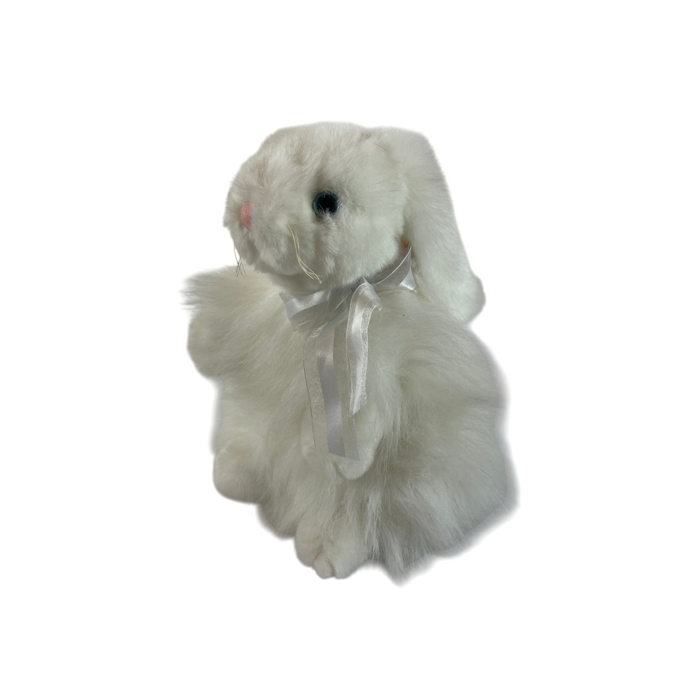 Ty Classics Angora Fluffy Easter Bunny Rabbit Plush 13" Stuffed Toy Lovey - Picture 2 of 4